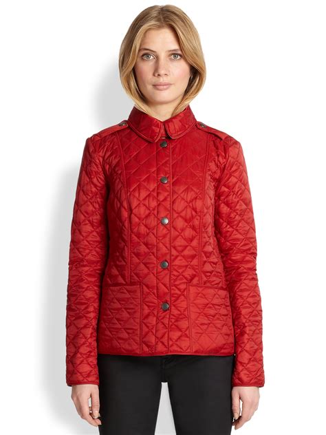 red burberry jacket ebay|burberry quilted jacket nordstrom.